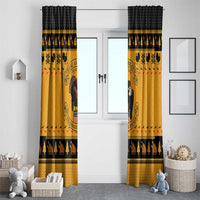 Americans Turkey Hunting Thanksgiving Christmas Window Curtain Xmas Holiday Patterns - Wonder Print Shop