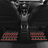 Astronauts Ride A T Rex In Space With The Planet Christmas Car Mats Xmas Holiday Patterns - Wonder Print Shop