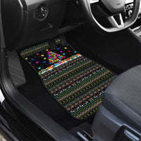 Autism Pine Christmas Car Mats Xmas Holiday Patterns - Wonder Print Shop