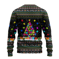 Autism Pine Christmas Ugly Christmas Sweater Xmas Holiday Patterns - Wonder Print Shop