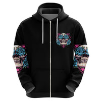 You Couldn't Handle Me Triangle Skull Hoodie - Wonder Print Shop