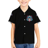 You Couldn't Handle Me Triangle Skull Kid Hawaiian Shirt - Wonder Print Shop