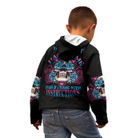 You Couldn't Handle Me Triangle Skull Kid Hoodie - Wonder Print Shop