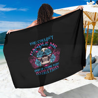 You Couldn't Handle Me Triangle Skull Sarong - Wonder Print Shop