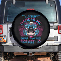 You Couldn't Handle Me Triangle Skull Spare Tire Cover - Wonder Print Shop