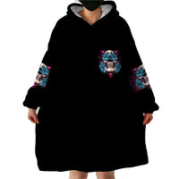 You Couldn't Handle Me Triangle Skull Wearable Blanket Hoodie - Wonder Print Shop
