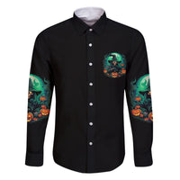 Hocus Pocus Halloween Family Matching Off Shoulder Long Sleeve Dress and Hawaiian Shirt - Wonder Print Shop