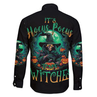 Hocus Pocus Halloween Family Matching Off Shoulder Long Sleeve Dress and Hawaiian Shirt - Wonder Print Shop
