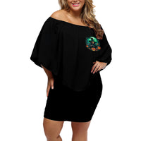 Hocus Pocus Halloween Off Shoulder Short Dress - Wonder Print Shop