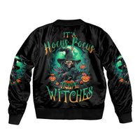 Hocus Pocus Halloween Sleeve Zip Bomber Jacket - Wonder Print Shop