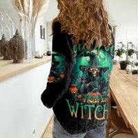 Hocus Pocus Halloween Women Casual Shirt - Wonder Print Shop