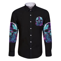 Hello Darkness My Old Friend Witch Halloween Family Matching Off Shoulder Short Dress and Hawaiian Shirt - Wonder Print Shop