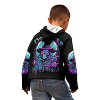 Hello Darkness My Old Friend Witch Halloween Kid Hoodie - Wonder Print Shop