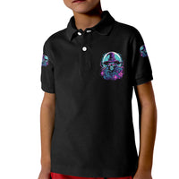 Hello Darkness My Old Friend Witch Halloween Kid Polo Shirt - Wonder Print Shop