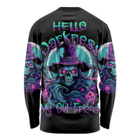 Hello Darkness My Old Friend Witch Halloween Long Sleeve Shirt - Wonder Print Shop