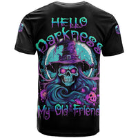 Hello Darkness My Old Friend Witch Halloween T Shirt - Wonder Print Shop