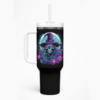 Hello Darkness My Old Friend Witch Halloween Tumbler With Handle - Wonder Print Shop