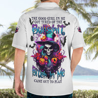 The Good Girl In Me Halloween Witch Hawaiian Shirt - Wonder Print Shop