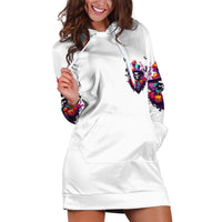 The Good Girl In Me Halloween Witch Hoodie Dress - Wonder Print Shop