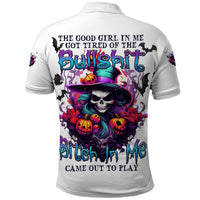 The Good Girl In Me Halloween Witch Polo Shirt - Wonder Print Shop