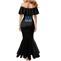 Buckle Up Buttercup Skull Witch Halloween Family Matching Mermaid Dress and Hawaiian Shirt - Wonder Print Shop