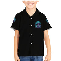 Buckle Up Buttercup Skull Witch Halloween Family Matching Mermaid Dress and Hawaiian Shirt - Wonder Print Shop
