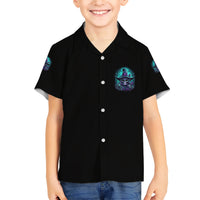 Buckle Up Buttercup Skull Witch Halloween Family Matching Short Sleeve Bodycon Dress and Hawaiian Shirt - Wonder Print Shop