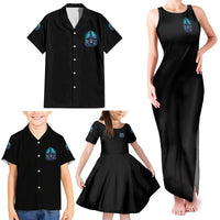 Buckle Up Buttercup Skull Witch Halloween Family Matching Tank Maxi Dress and Hawaiian Shirt - Wonder Print Shop