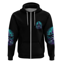 Buckle Up Buttercup Skull Witch Halloween Hoodie - Wonder Print Shop