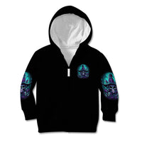 Buckle Up Buttercup Skull Witch Halloween Kid Hoodie - Wonder Print Shop