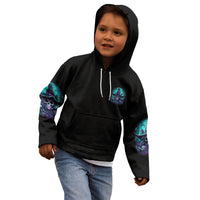 Buckle Up Buttercup Skull Witch Halloween Kid Hoodie - Wonder Print Shop