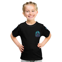 Buckle Up Buttercup Skull Witch Halloween Kid T Shirt - Wonder Print Shop