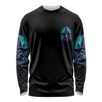 Buckle Up Buttercup Skull Witch Halloween Long Sleeve Shirt - Wonder Print Shop