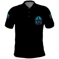 Buckle Up Buttercup Skull Witch Halloween Polo Shirt - Wonder Print Shop
