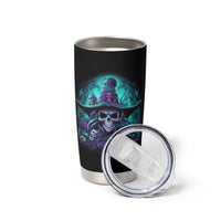 Buckle Up Buttercup Skull Witch Halloween Tumbler Cup - Wonder Print Shop