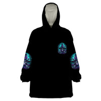Buckle Up Buttercup Skull Witch Halloween Wearable Blanket Hoodie - Wonder Print Shop