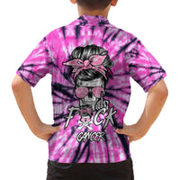 Fcks Cancer Skull Tie Dye Hawaiian Shirt - Wonder Print Shop