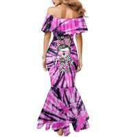 Fcks Cancer Skull Tie Dye Mermaid Dress - Wonder Print Shop