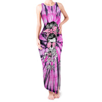 Fcks Cancer Skull Tie Dye Tank Maxi Dress - Wonder Print Shop