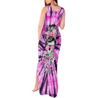 Fcks Cancer Skull Tie Dye Tank Maxi Dress - Wonder Print Shop