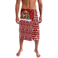 Syria Christmas Lavalava with Golden Eagle Emblem Christmas Camel Scene - Wonder Print Shop