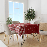 Syria Christmas Tablecloth with Golden Eagle Emblem Christmas Camel Scene - Wonder Print Shop