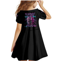 I Am The Storm Skull Rose Family Matching Mermaid Dress and Hawaiian Shirt - Wonder Print Shop