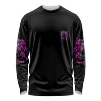 I Am The Storm Skull Rose Long Sleeve Shirt - Wonder Print Shop