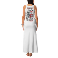 P Me Off Tattooed Skull Rose Family Matching Tank Maxi Dress and Hawaiian Shirt - Wonder Print Shop