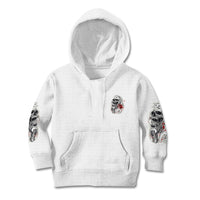 P Me Off Tattooed Skull Rose Kid Hoodie - Wonder Print Shop