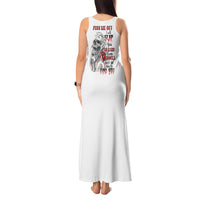 P Me Off Tattooed Skull Rose Tank Maxi Dress - Wonder Print Shop