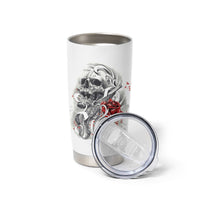 P Me Off Tattooed Skull Rose Tumbler Cup - Wonder Print Shop