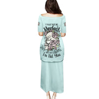 I May Not Be Perfect Skull Roses Family Matching Puletasi Dress and Hawaiian Shirt - Wonder Print Shop