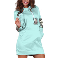 I May Not Be Perfect Skull Roses Hoodie Dress - Wonder Print Shop